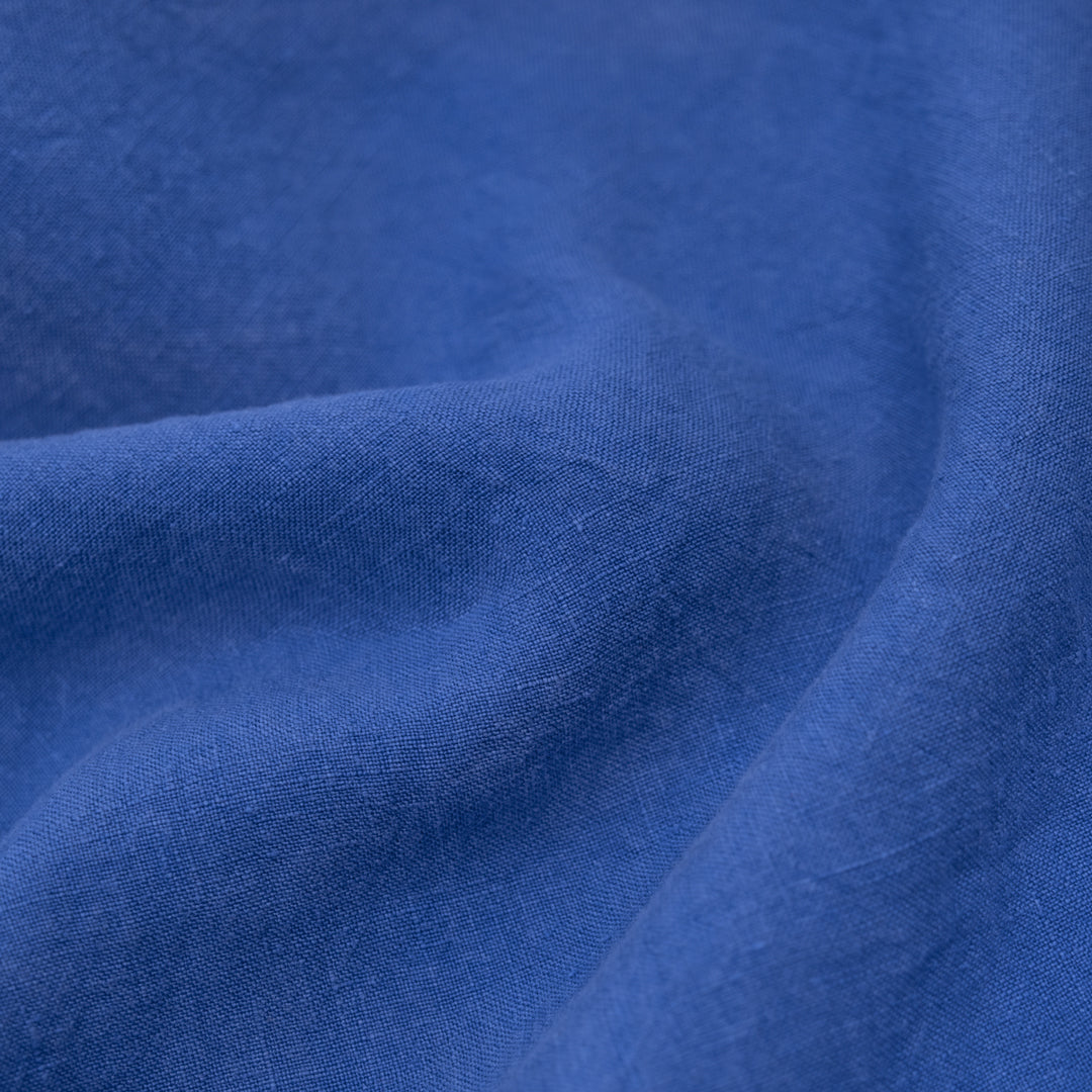 Washed Linen - Sapphire | Blackbird Fabrics