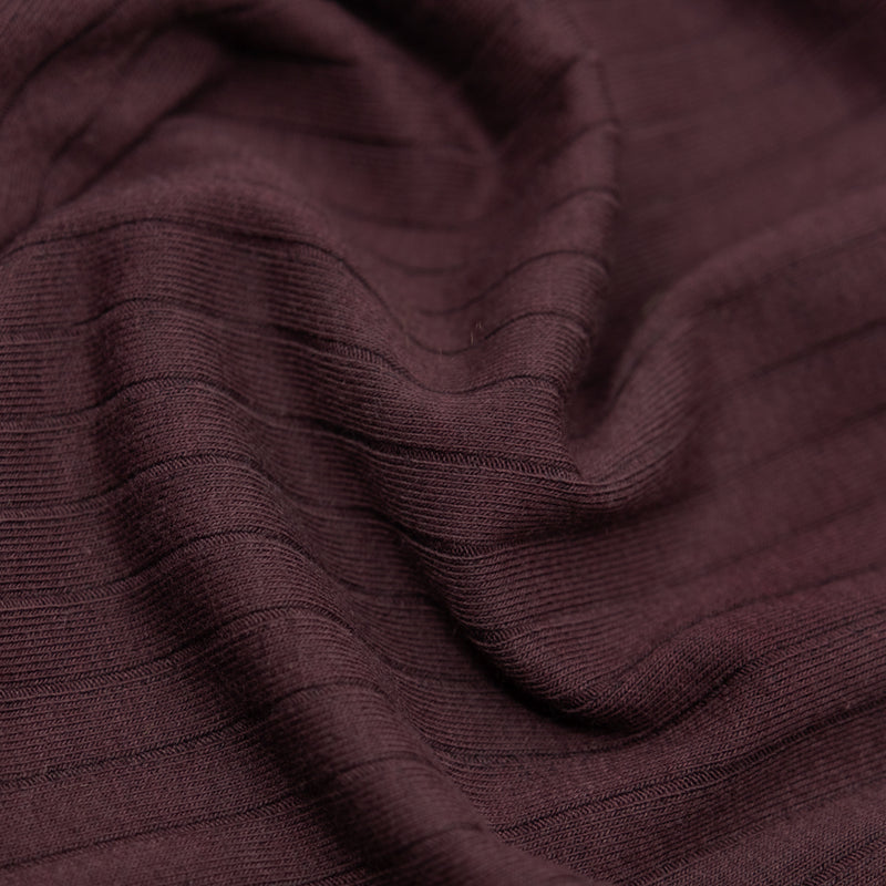Worsted Wool Stretch Rib Knit Top main image 1