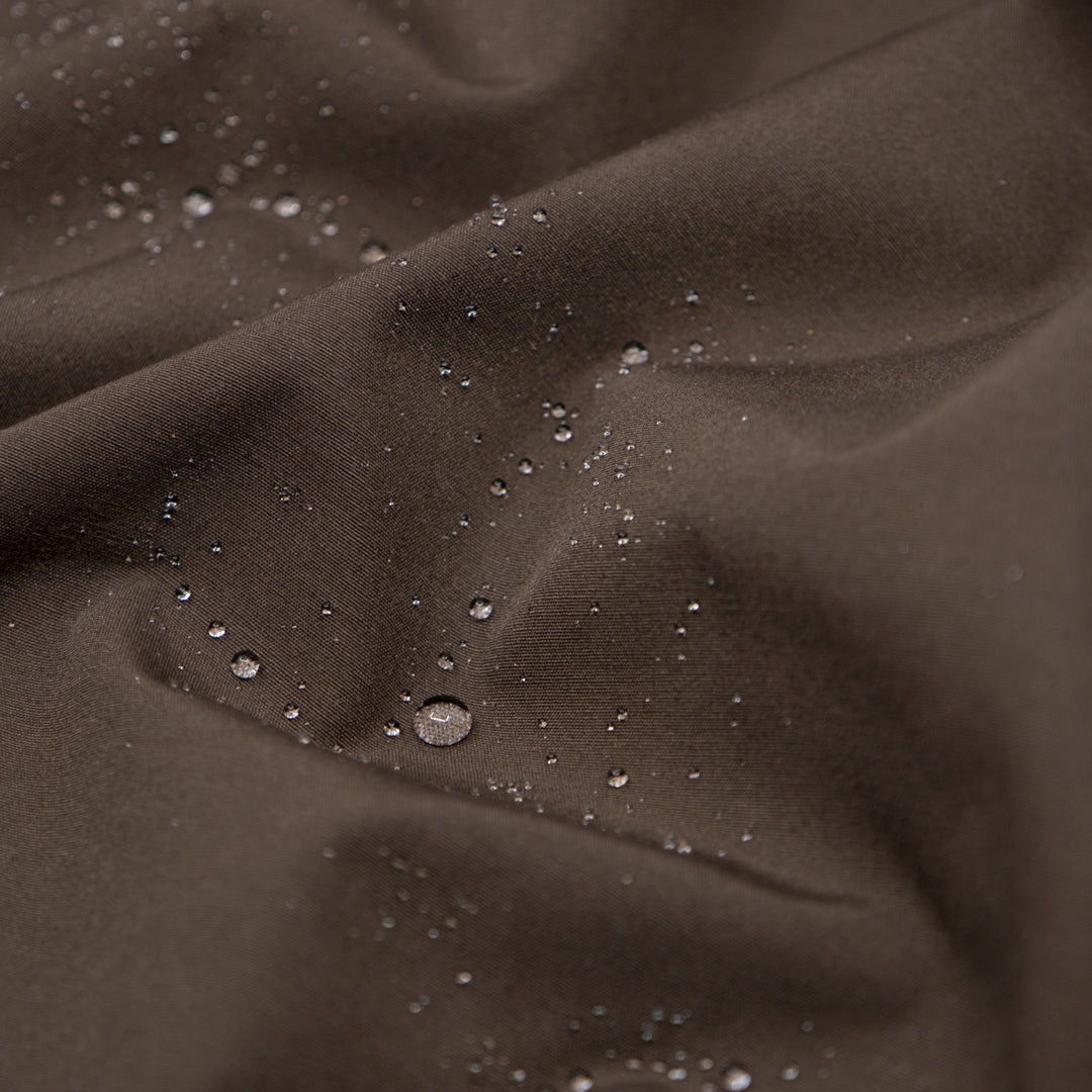 Water Resistant Poly Cotton Rain Shell - Russet | Blackbird Fabrics