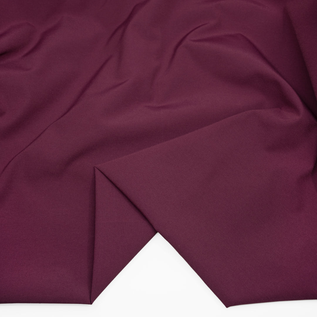 Water Resistant Poly Cotton Rain Shell - Fig | Blackbird Fabrics