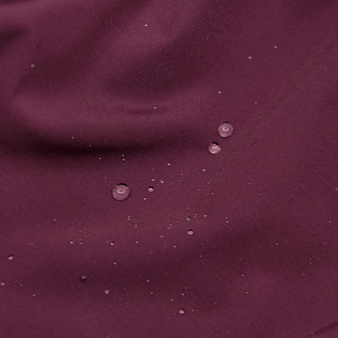 Water Resistant Poly Cotton Rain Shell - Fig | Blackbird Fabrics