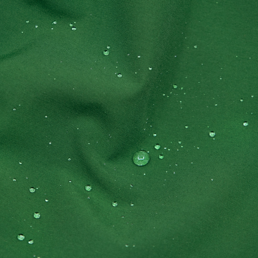 Water Resistant Poly Cotton Rain Shell Kelly Green Blackbird Fabrics