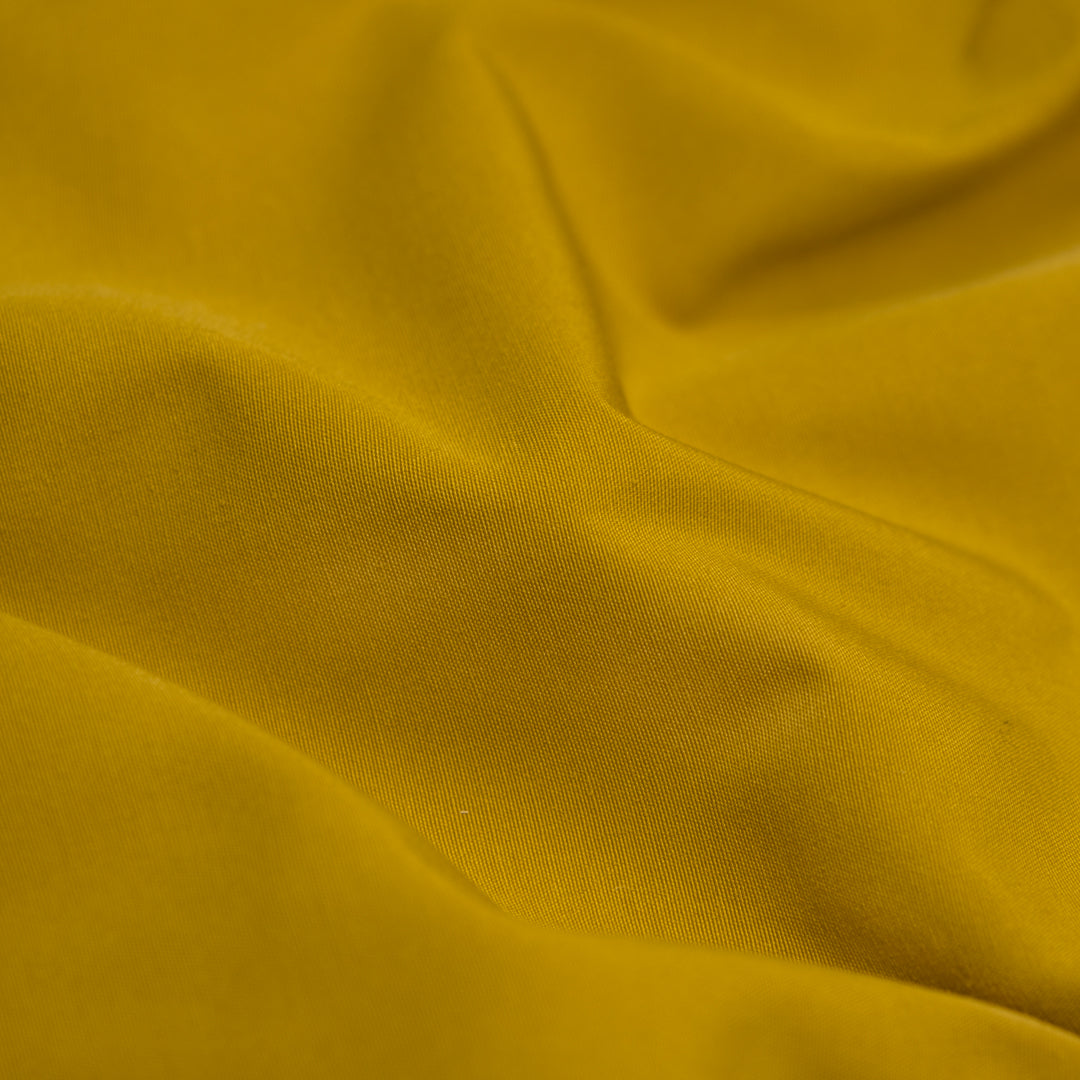 Water Resistant Poly Cotton Rain Shell - Citron | Blackbird Fabrics
