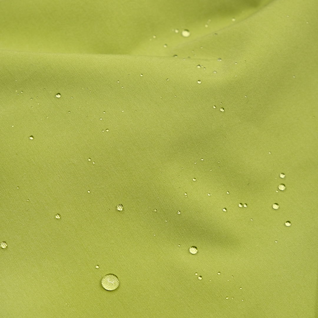 Water Resistant Poly Cotton Rain Shell Key Lime Blackbird Fabrics