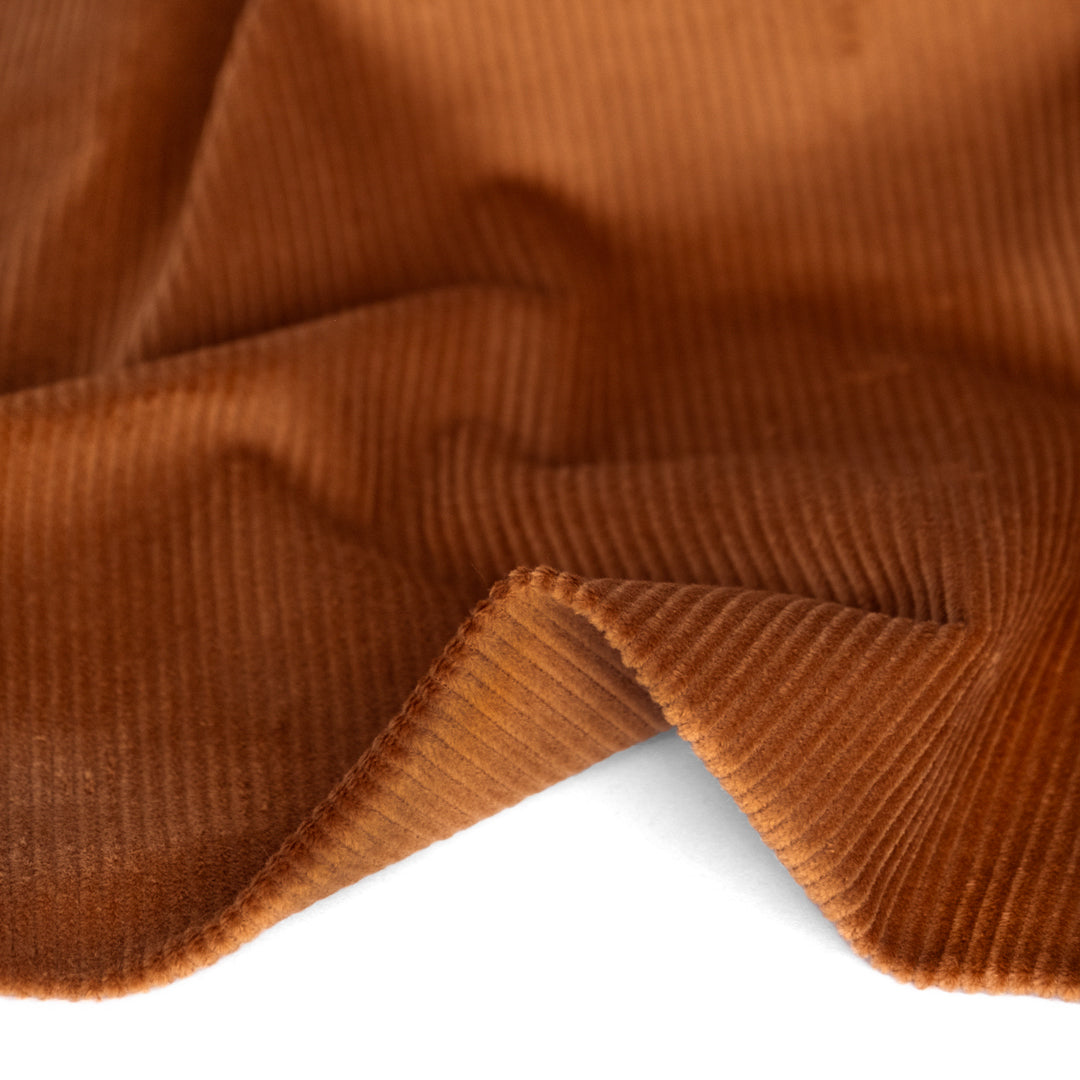 Stretch Cotton Corduroy - Terracotta | Blackbird Fabrics
