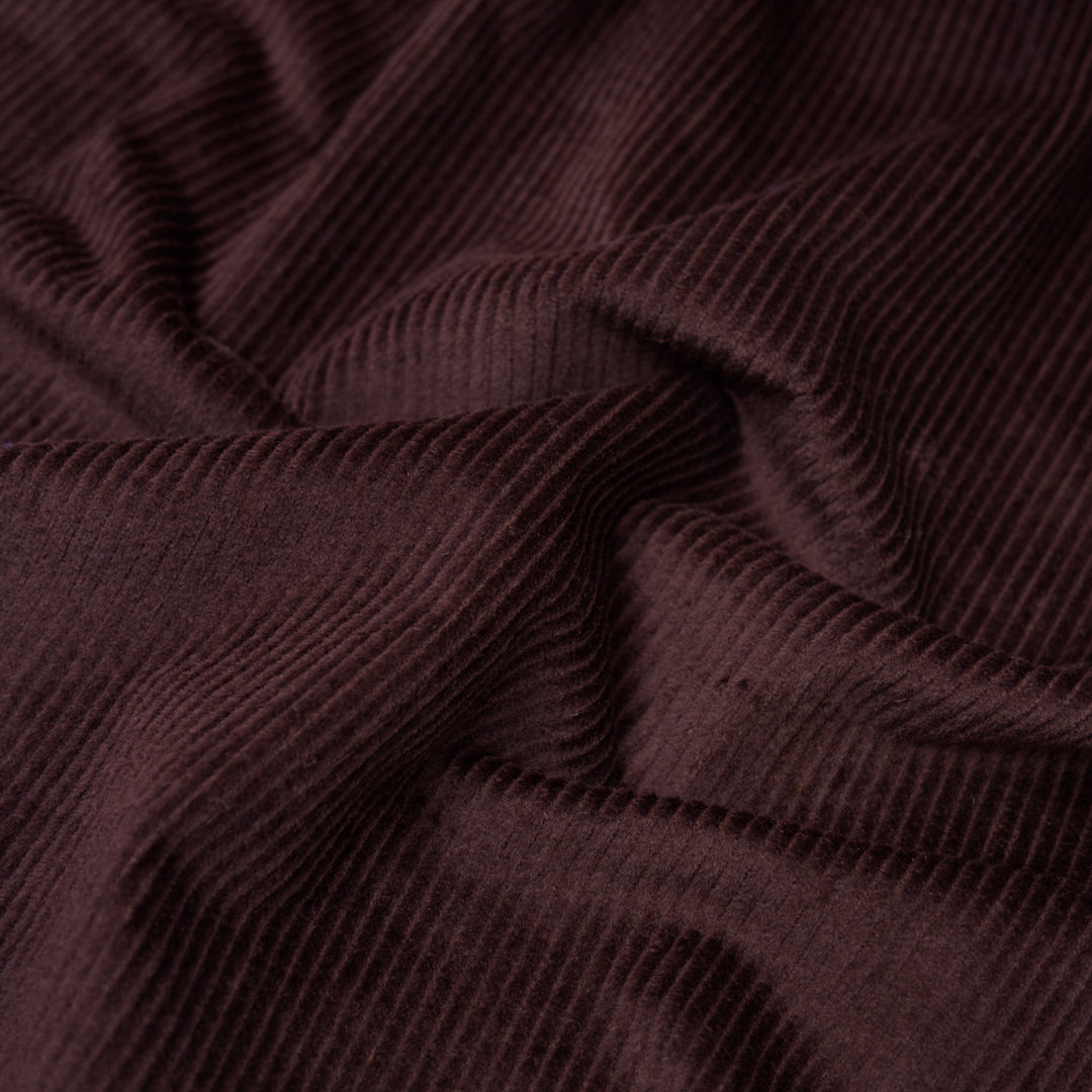 Stretch Cotton Corduroy - Cabernet | Blackbird Fabrics