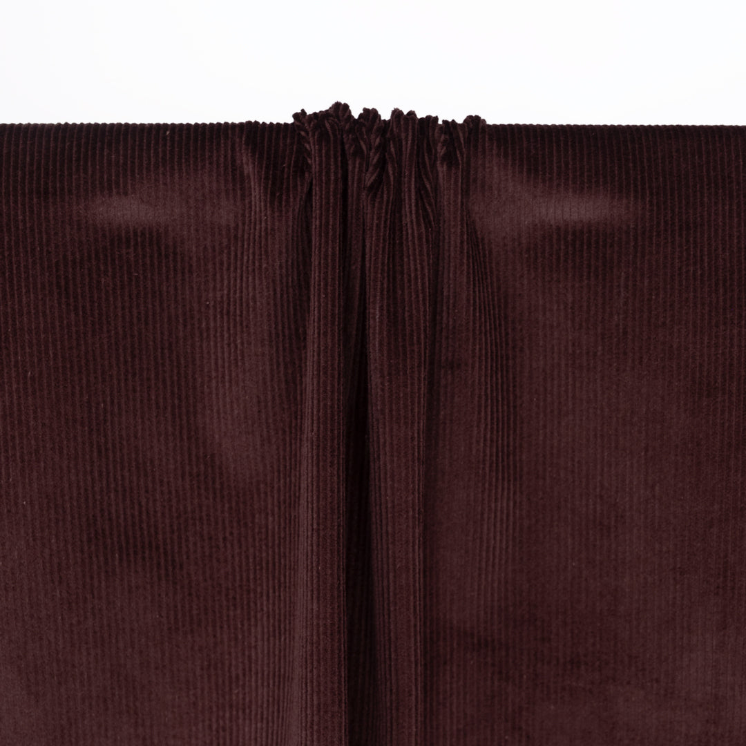 Stretch Cotton Corduroy - Cabernet | Blackbird Fabrics