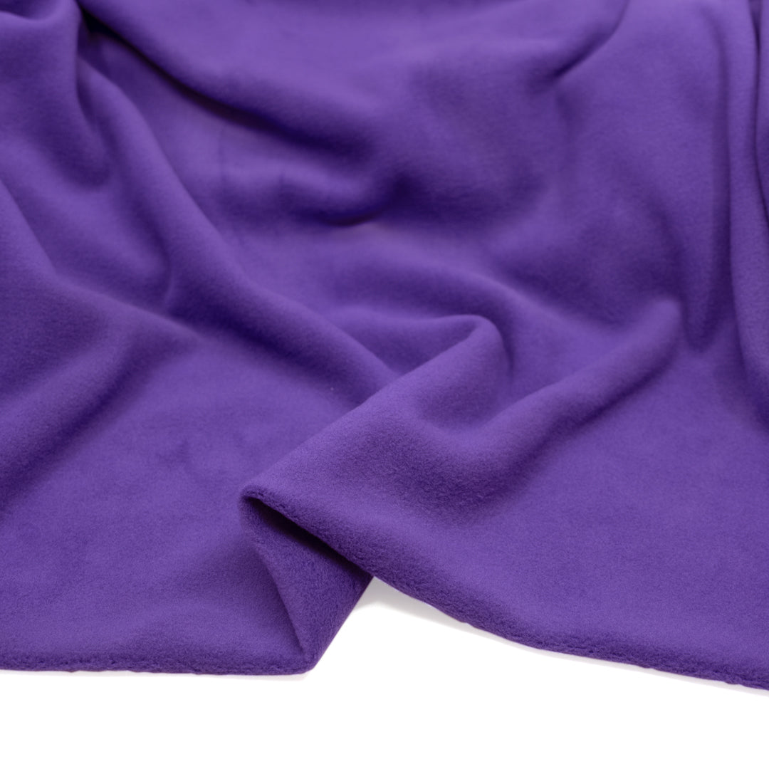Deadstock Recycled Polartec® Micro Fleece - Deep Lavender | Blackbird Fabrics