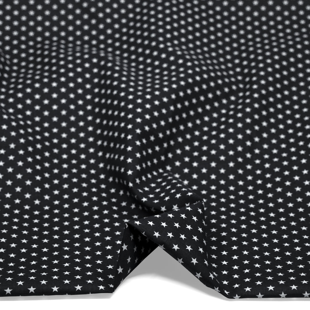 Deadstock UR A STAR Cotton Voile - Black/White | Blackbird Fabrics