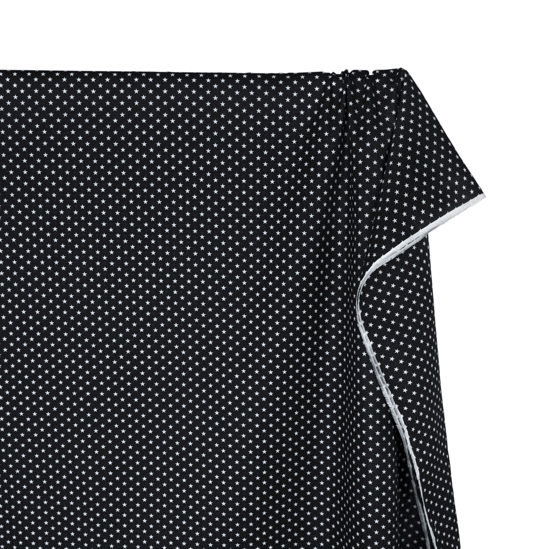 Deadstock UR A STAR Cotton Voile - Black/White | Blackbird Fabrics