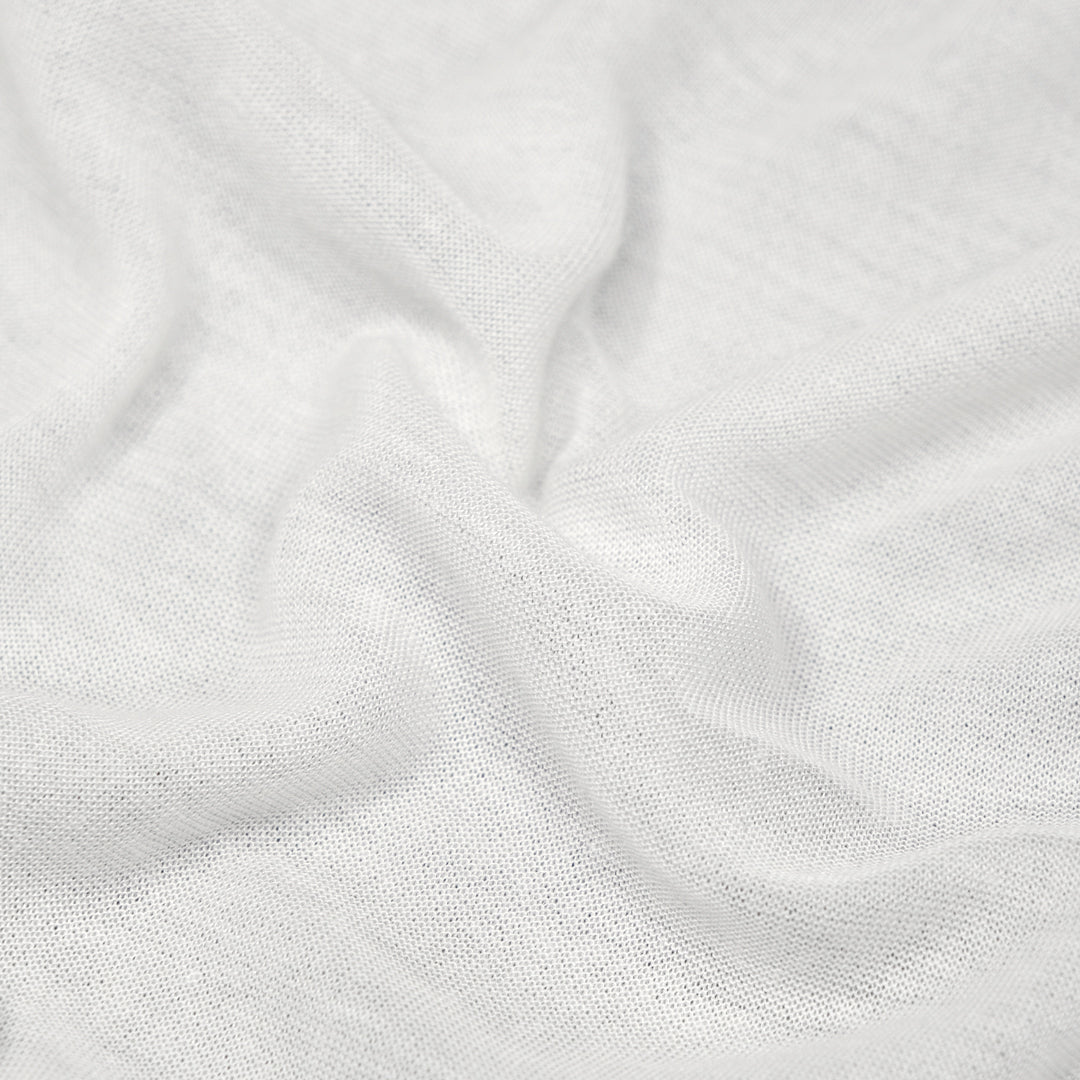 Deadstock Micromodal Silk Superfine Jersey - White | Blackbird Fabrics