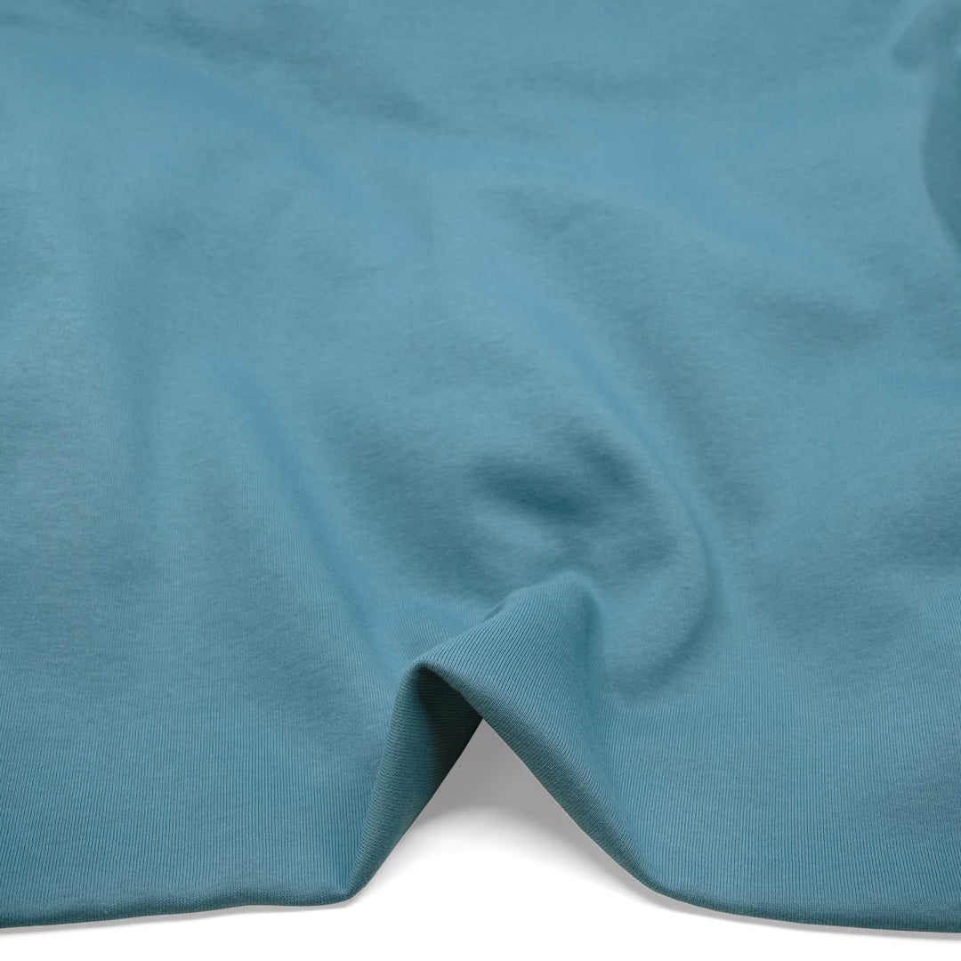 Laidback 100% Cotton Sweatshirt Fleece - Waterfall | Blackbird Fabrics