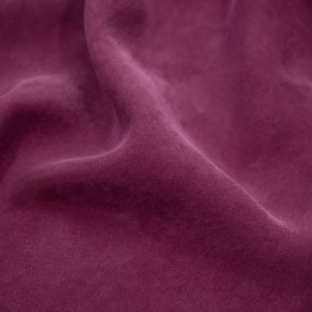 Sandwashed TENCEL™ Lyocell Blend - Sangria | Blackbird Fabrics