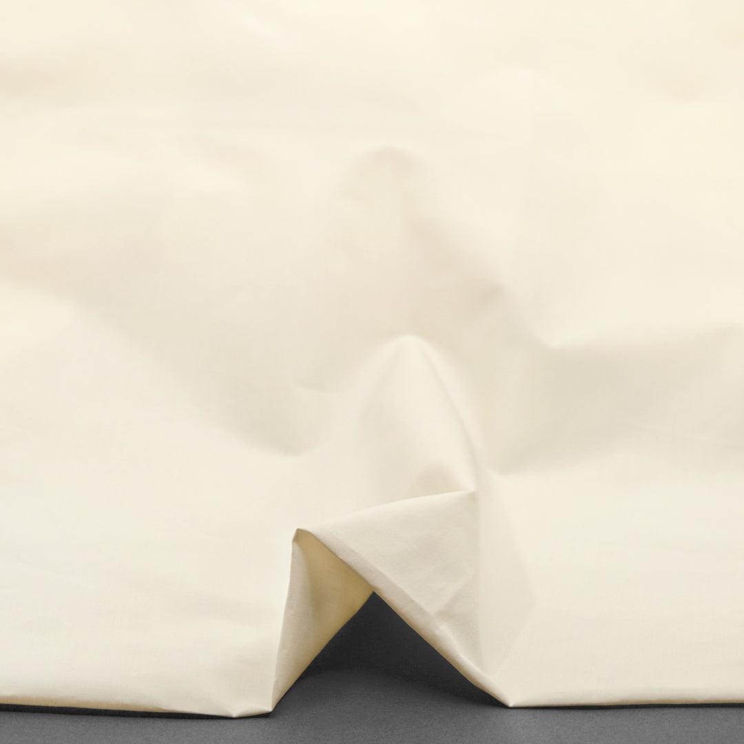 Crisp Cotton Poplin - Cream | Blackbird Fabrics