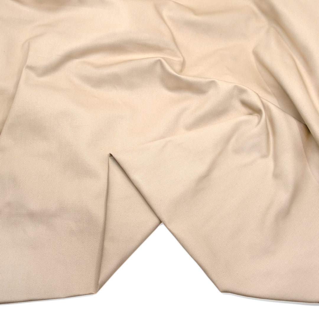 Crisp Cotton Chino Twill - Parchment | Blackbird Fabrics
