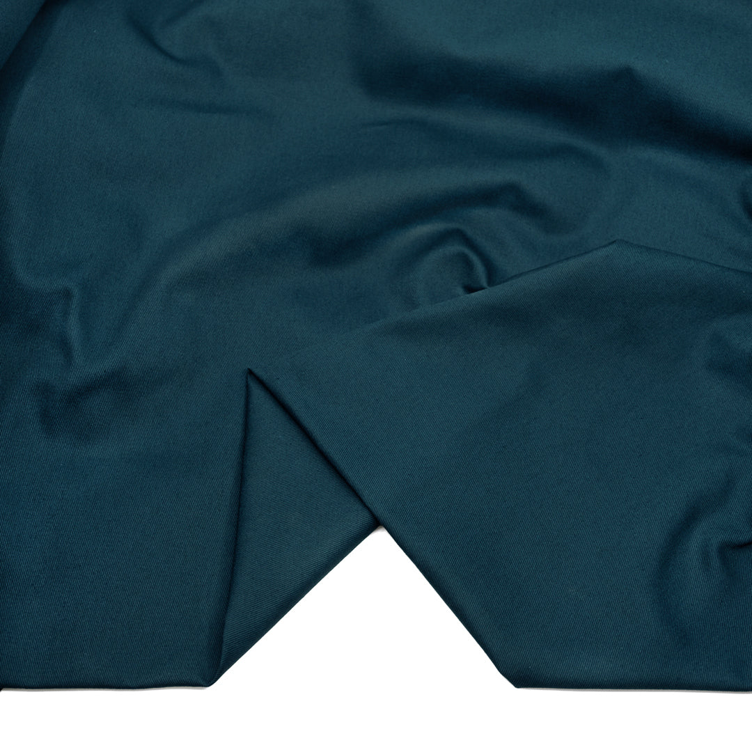 Crisp Cotton Chino Twill - Lagoon | Blackbird Fabrics