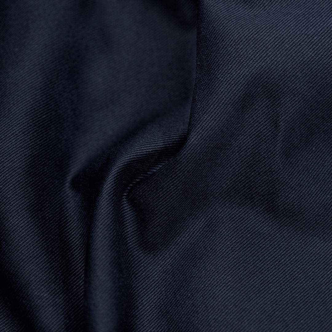 Crisp Cotton Chino Twill - Midnight Blue | Blackbird Fabrics