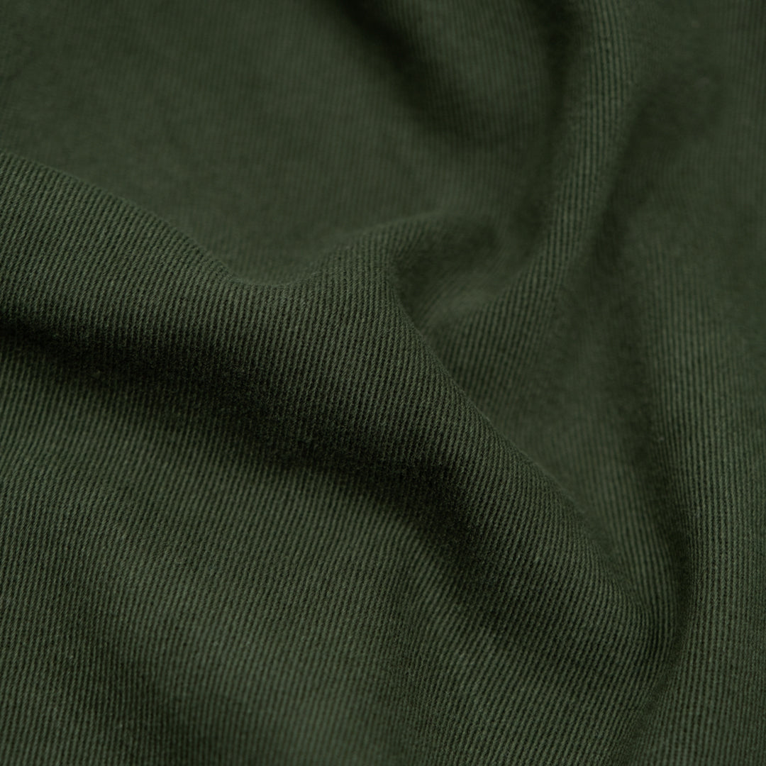Lived In Cotton Twill - Hunter Green | Blackbird Fabrics