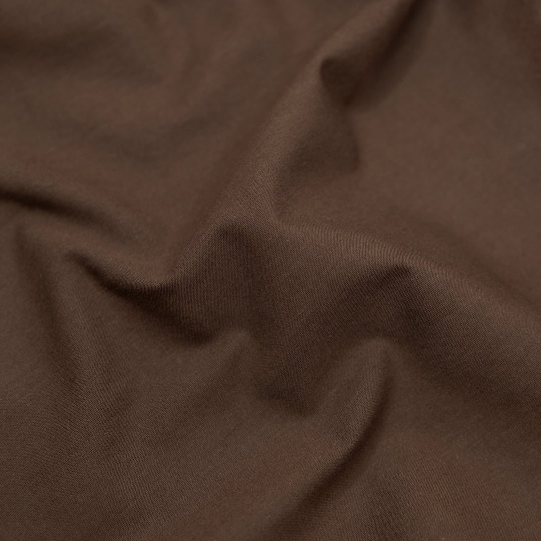 Paper-Touch Midweight Cotton Poplin - Cocoa | Blackbird Fabrics