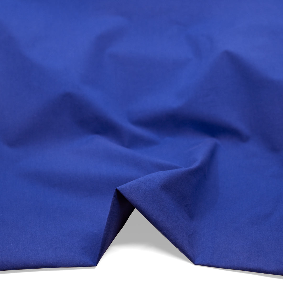 Paper-Touch Midweight Cotton Poplin - Cobalt | Blackbird Fabrics