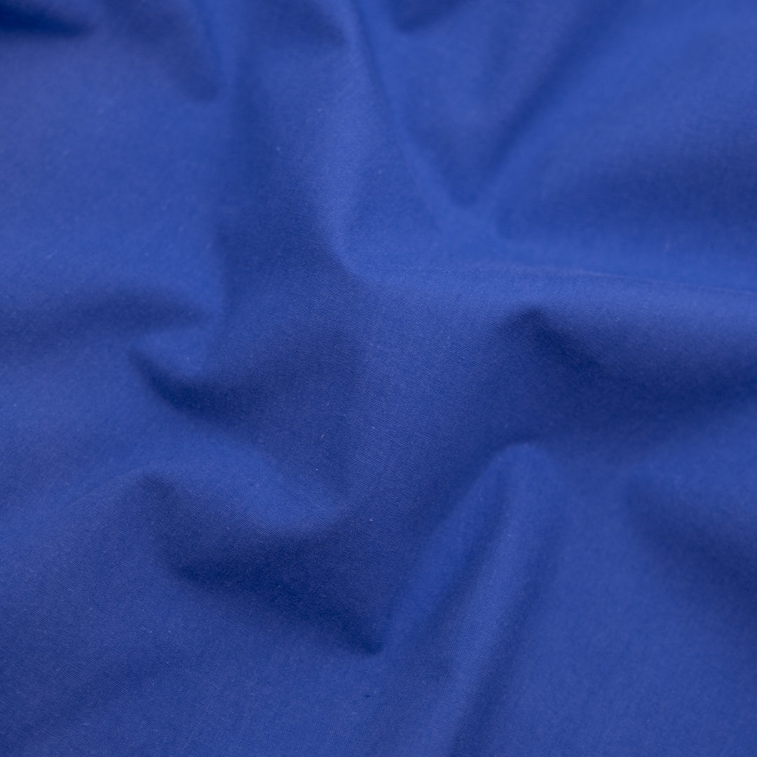 Paper-Touch Midweight Cotton Poplin - Cobalt | Blackbird Fabrics