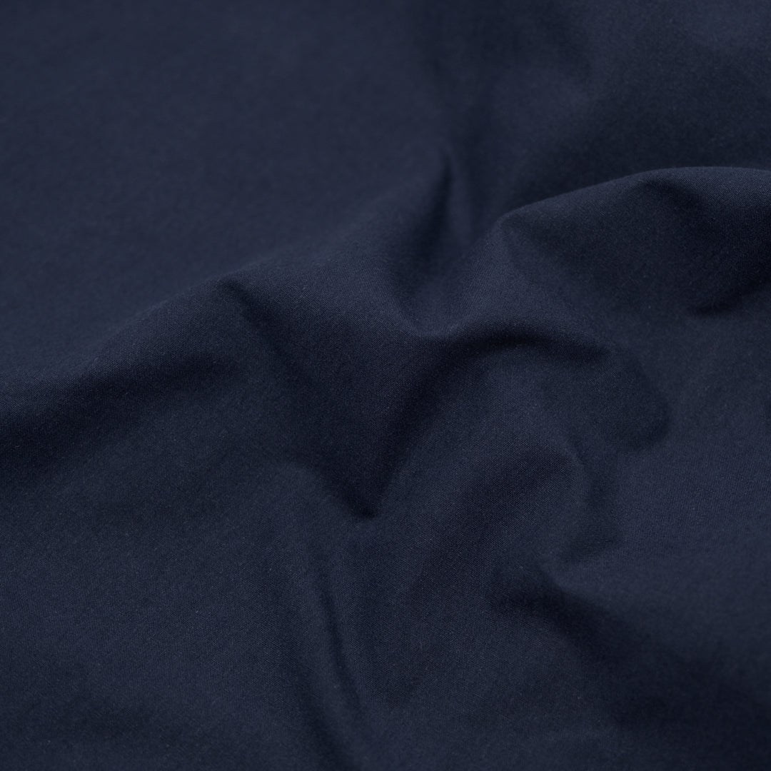 Paper-Touch Midweight Cotton Poplin - Dark Denim | Blackbird Fabrics