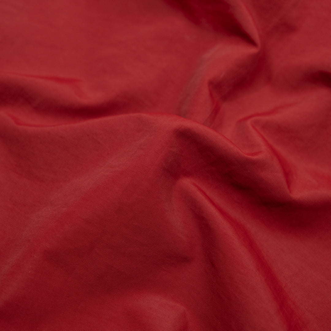 Water Resistant Nylon Taslan - Carmine | Blackbird Fabrics