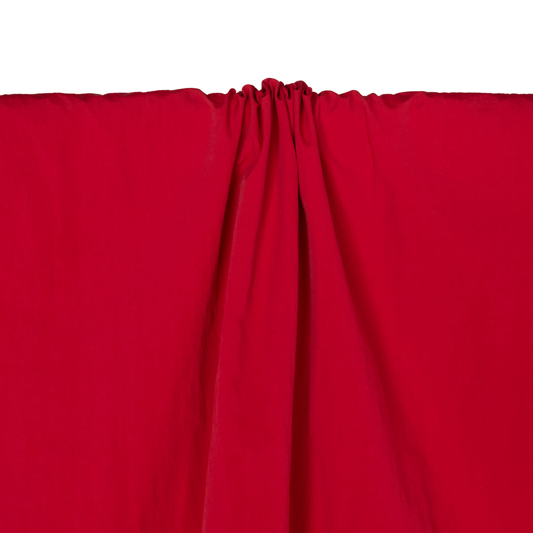Water Resistant Nylon Taslan - Cherry | Blackbird Fabrics