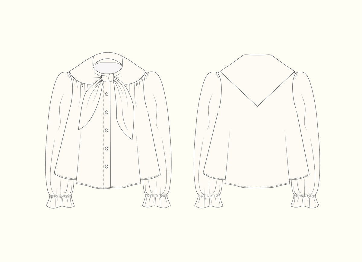 Bramble Blouse - Fabric Godmother - PDF Download