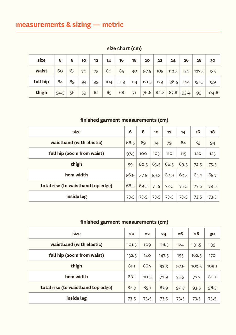 Calla Trousers - Fabric Godmother - PDF Download