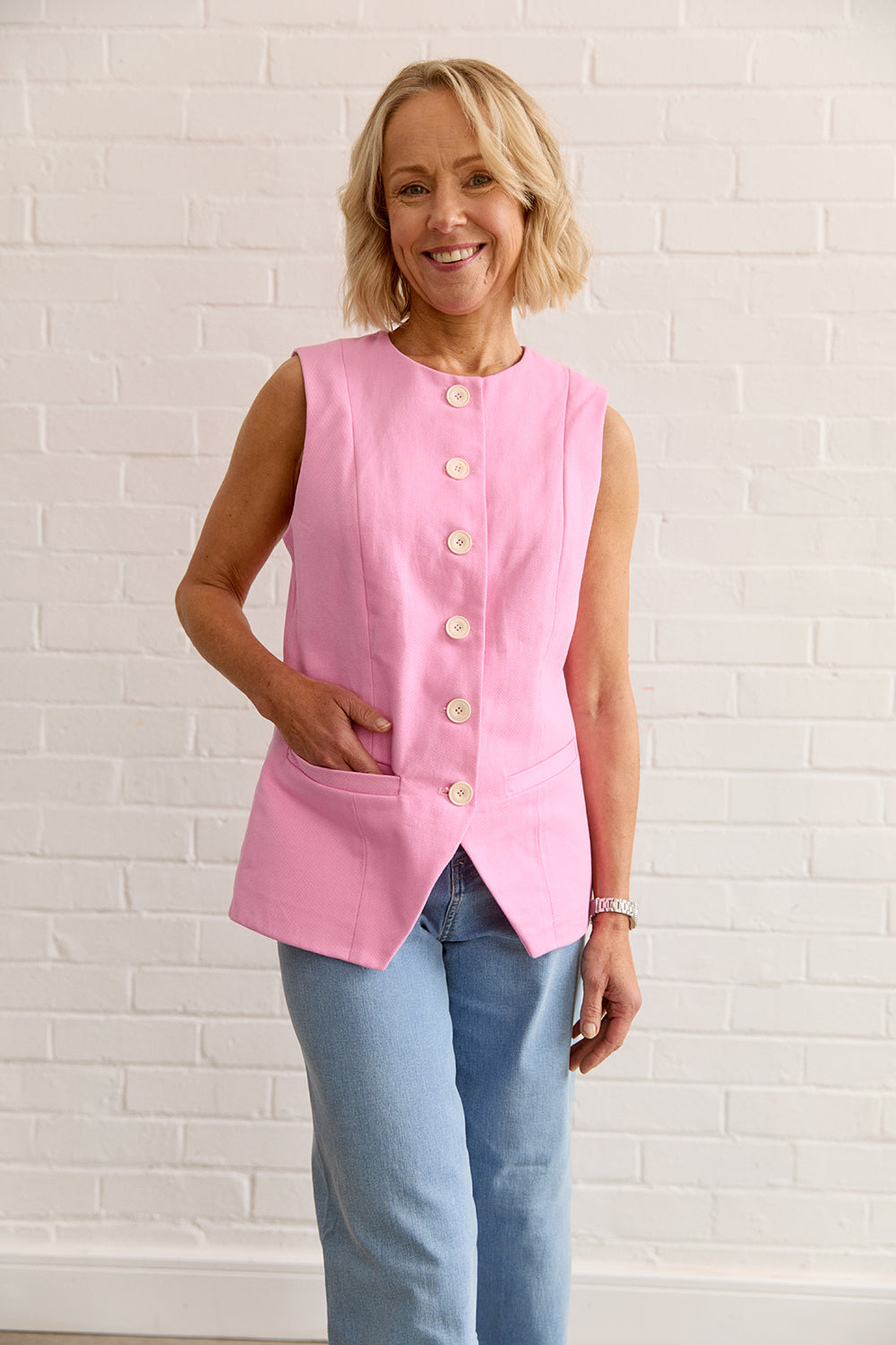 Marlowe Waistcoat - Fabric Godmother - PDF Download