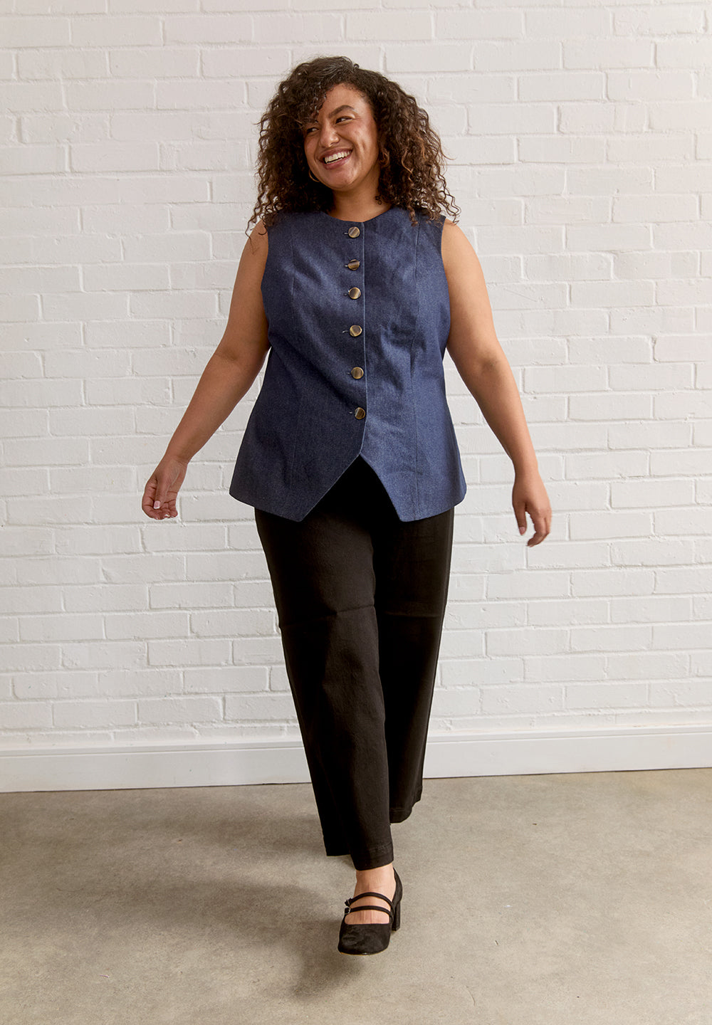 Marlowe Waistcoat - Fabric Godmother - PDF Download