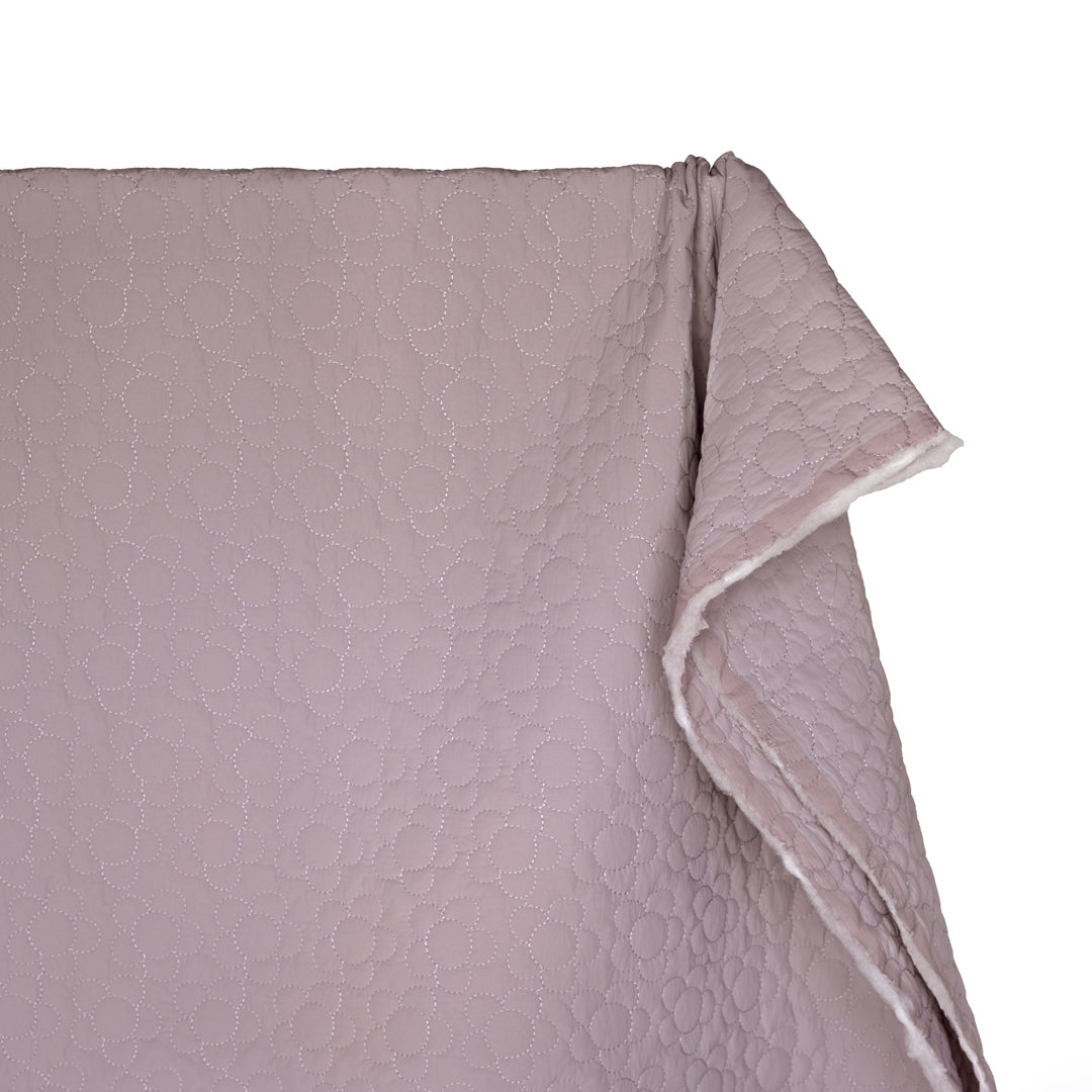 Daisy Quilted Nylon Puffer - Dove | Blackbird Fabrics