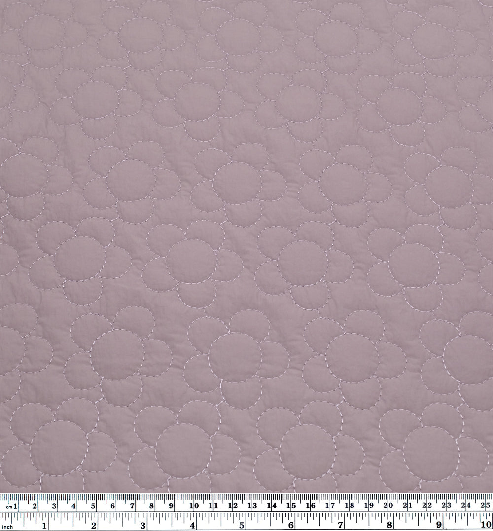 Daisy Quilted Nylon Puffer - Dove | Blackbird Fabrics
