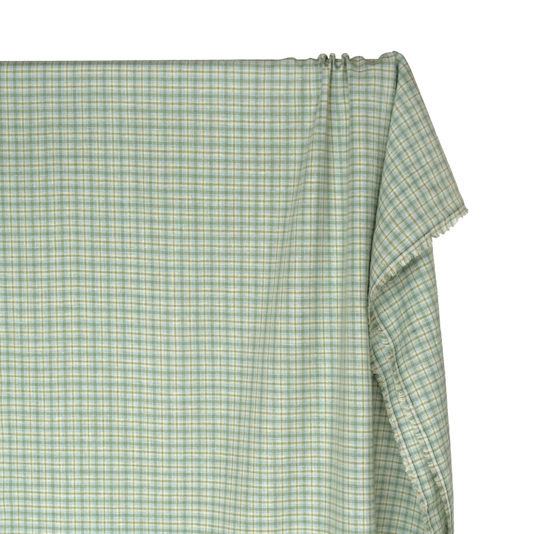 Plaid Hemp Soy Blend - Herb Garden | Blackbird Fabrics
