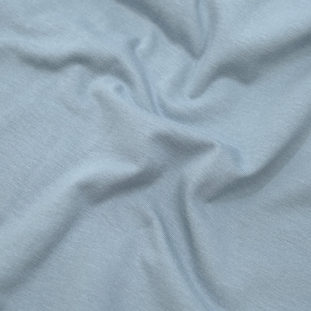 Cotton Modal Jersey Knit - Frost | Blackbird Fabrics