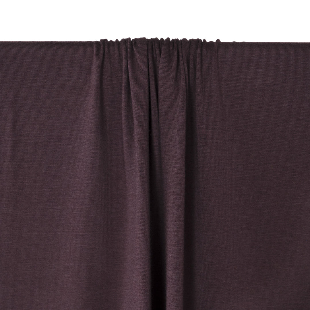 Cotton Modal Jersey Knit - Prune | Blackbird Fabrics