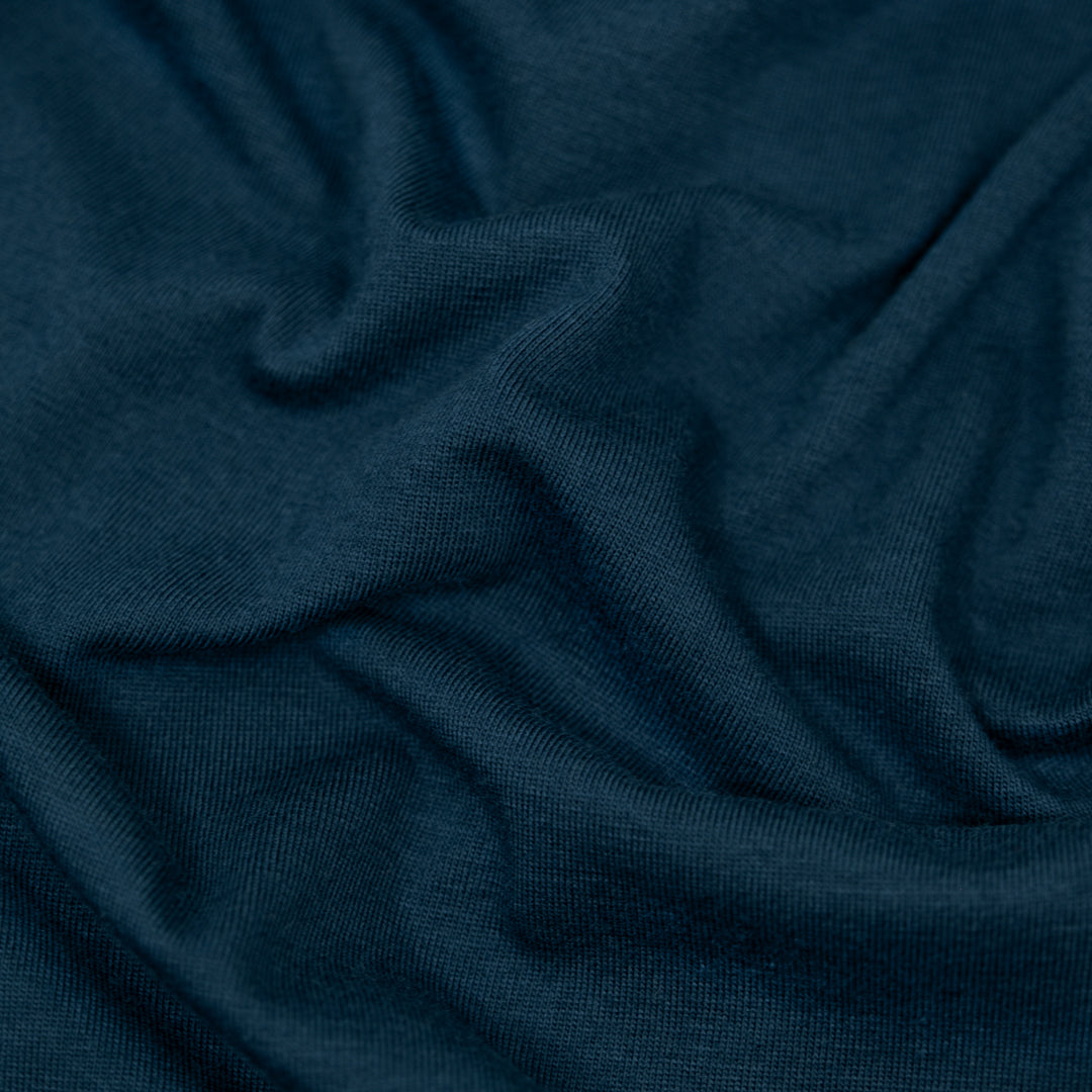 Cotton Modal Jersey Knit - Lagoon | Blackbird Fabrics