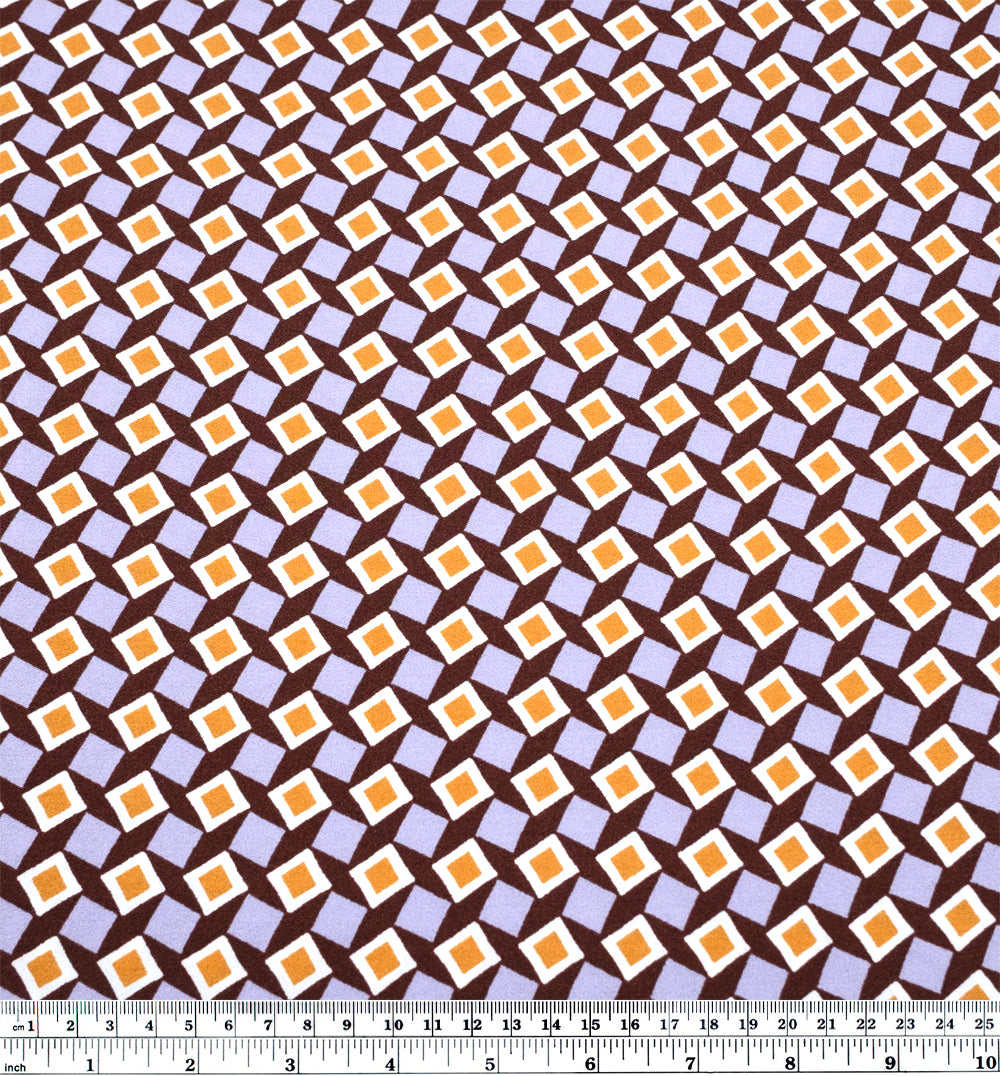 Deadstock Plaza Viscose Crepe - Mulberry/Lilac | Blackbird Fabrics