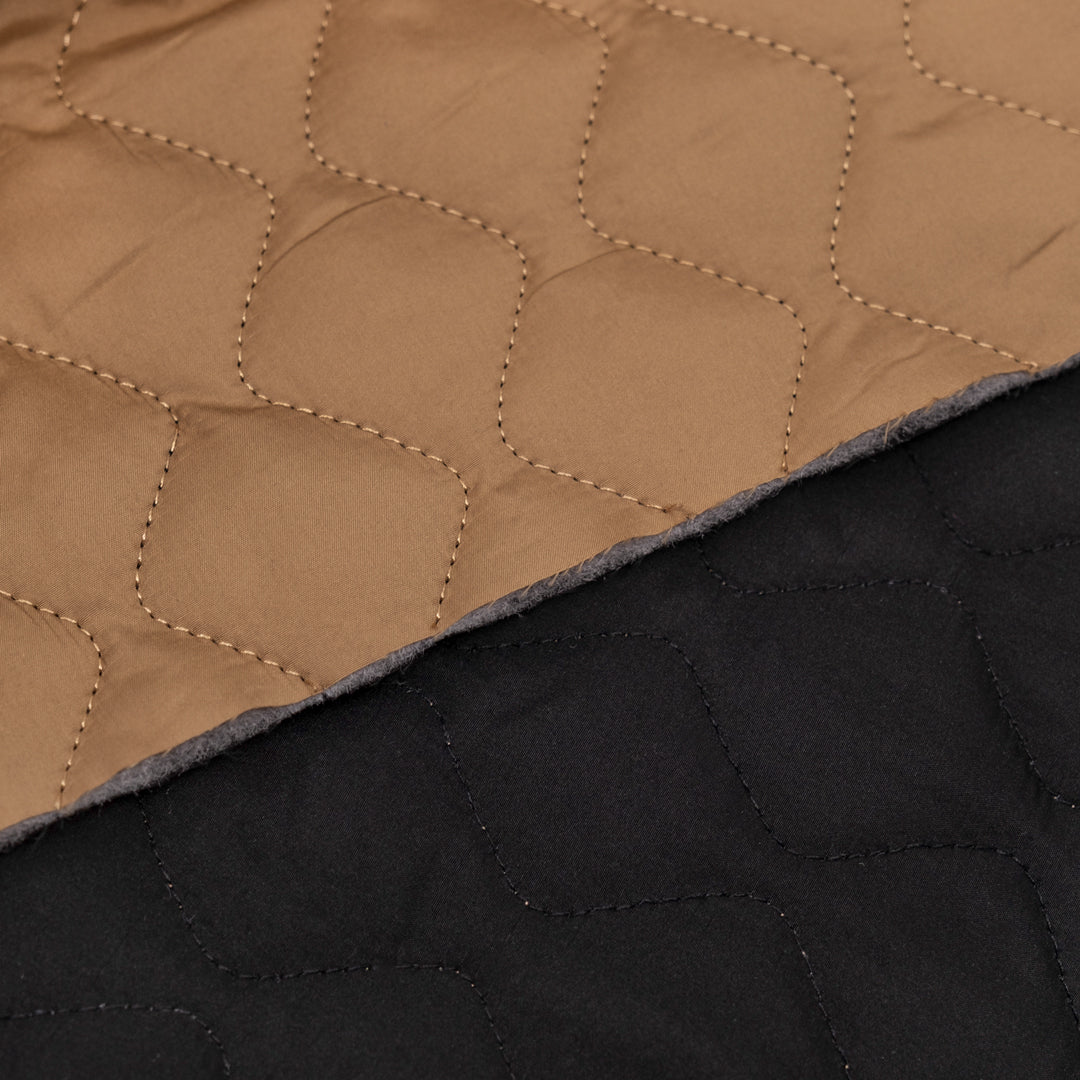 Deadstock Quilted Coating - Biscuit *Imperfect | Blackbird Fabrics