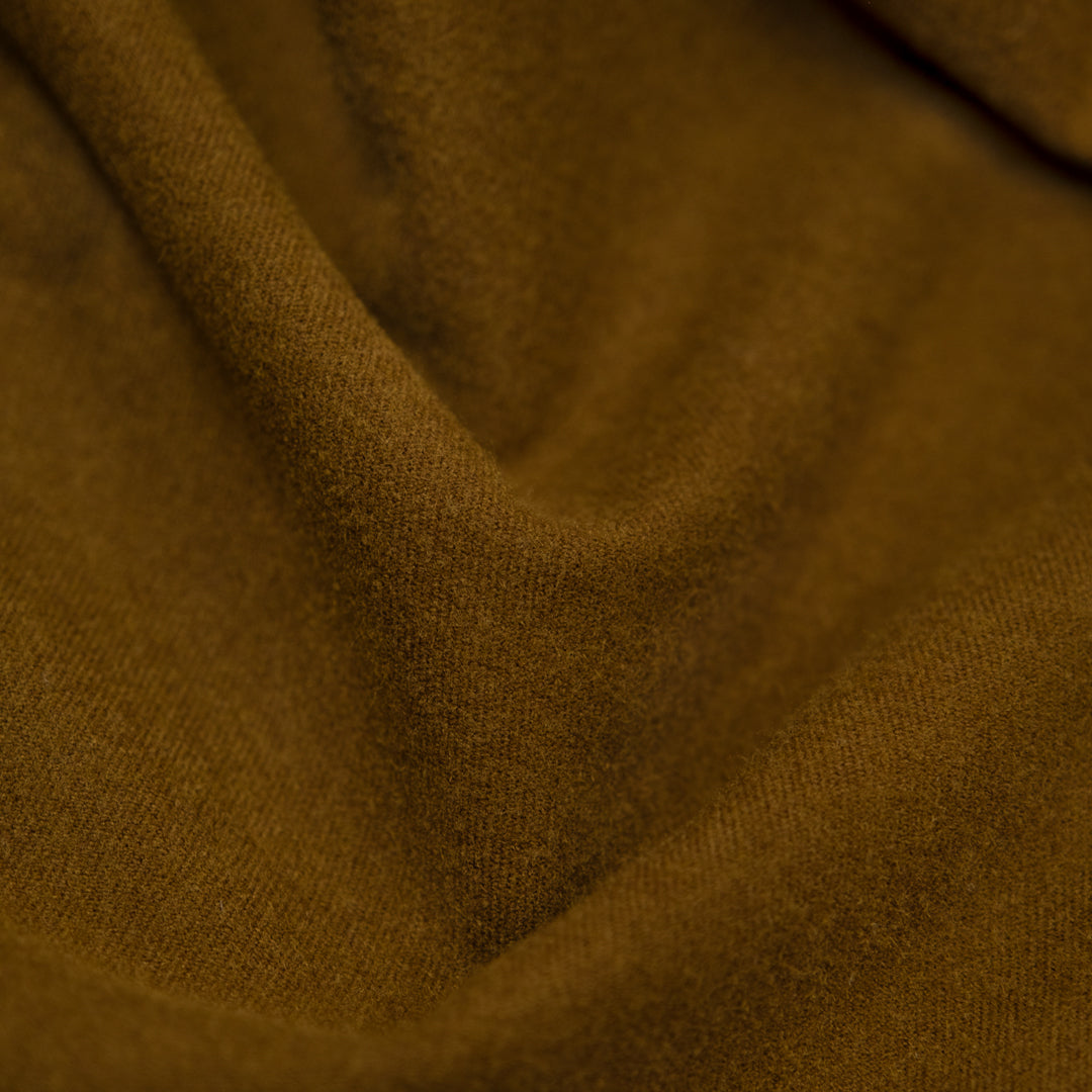 Deadstock Brushed Poly Viscose Stretch Suiting - Acorn | Blackbird Fabrics