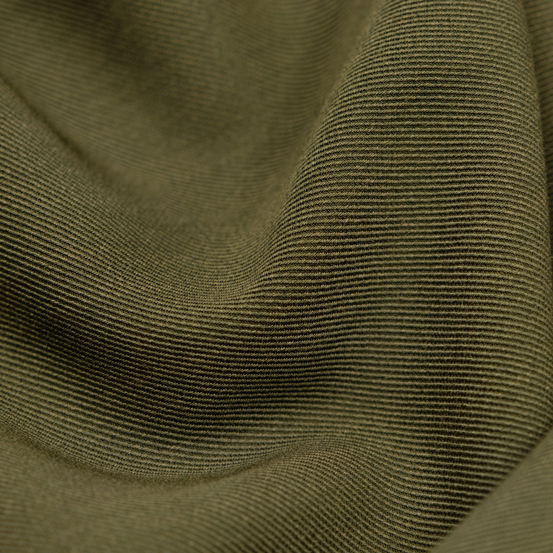Deadstock Viscose Wool Twill Suiting - Woodland | Blackbird Fabrics