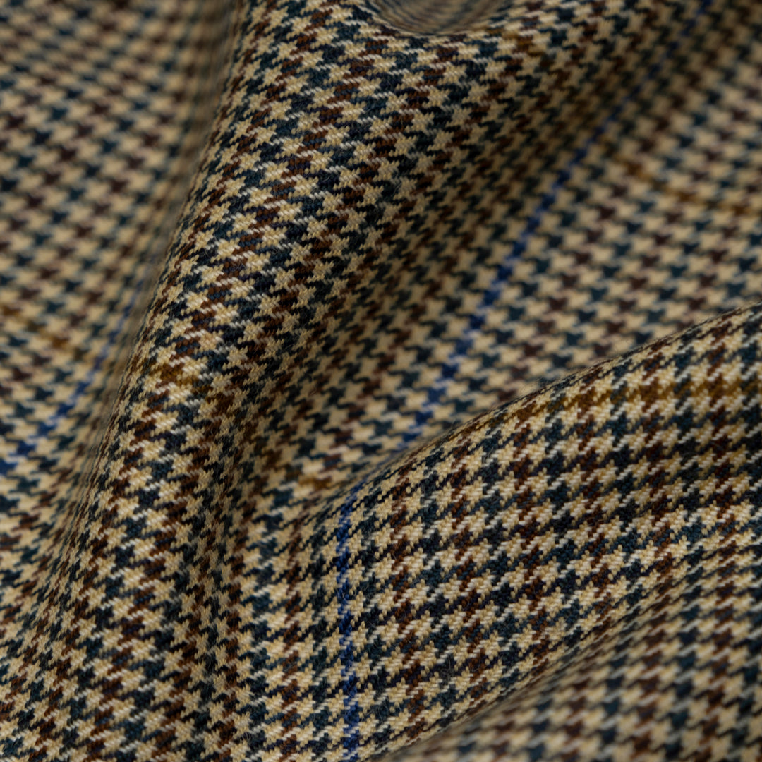 Deadstock Houndstooth Wool Suiting - Bounty