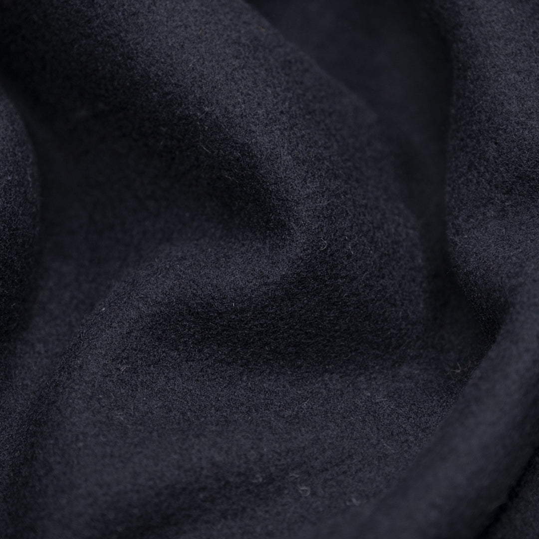 Deadstock Wool Cashmere Blend Coating - Midnight Blue | Blackbird Fabrics