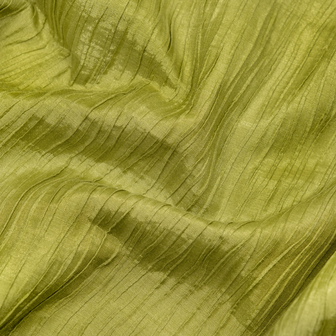 Deadstock Rippled Double Cloth - Key Lime | Blackbird Fabrics