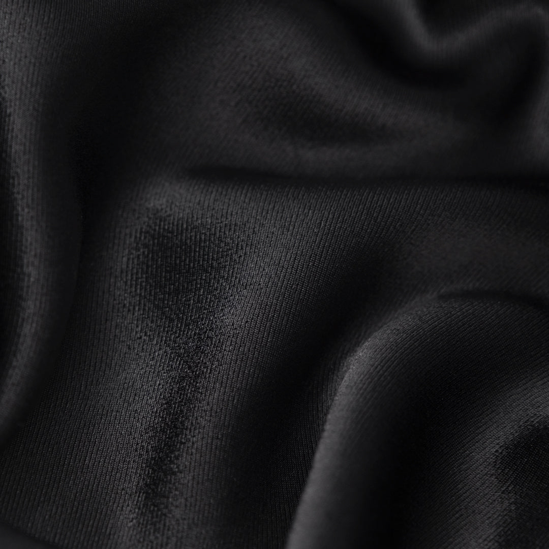 Deadstock Viscose Satin - Black | Blackbird Fabrics