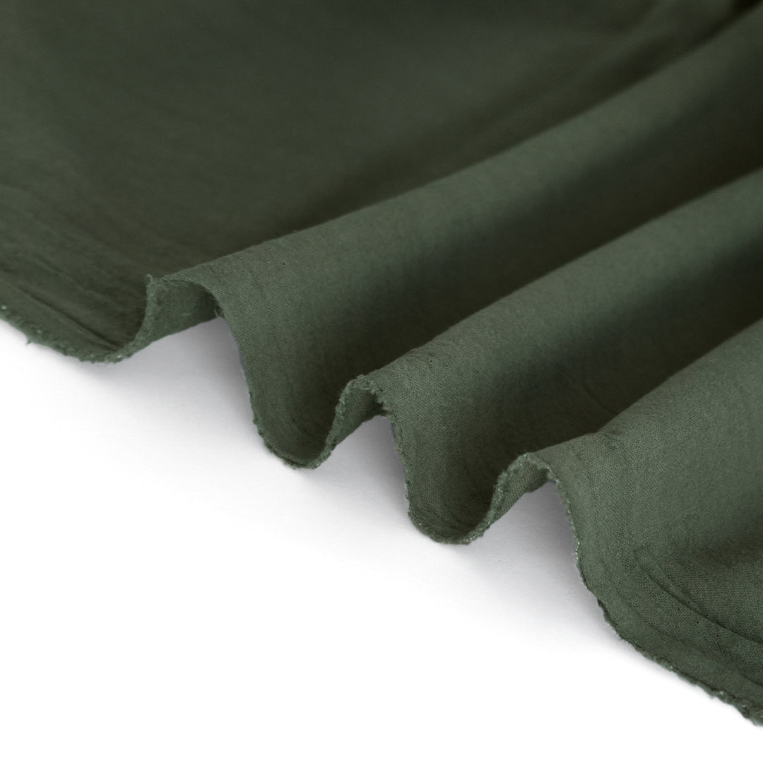 4.5oz Sandwashed Cotton - Deep Sage | Blackbird Fabrics