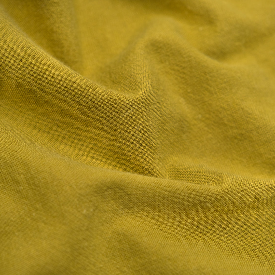 4.5oz Sandwashed Cotton - Chartreuse | Blackbird Fabrics