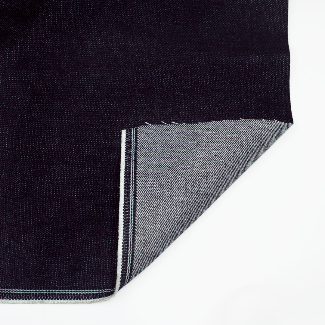 13oz Kurabo Mills Non-Stretch Denim - Dark Indigo | Blackbird Fabrics