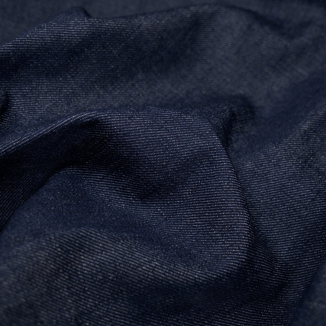 10.5oz Japanese Crosshatch Denim - Medium Indigo | Blackbird Fabrics